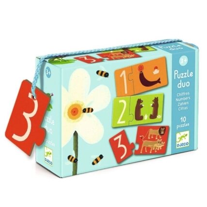 Djeco Duo puzzle - Numbers, 24 pcs. Djeco Duo puzzle - Numbers, 24 pcs.