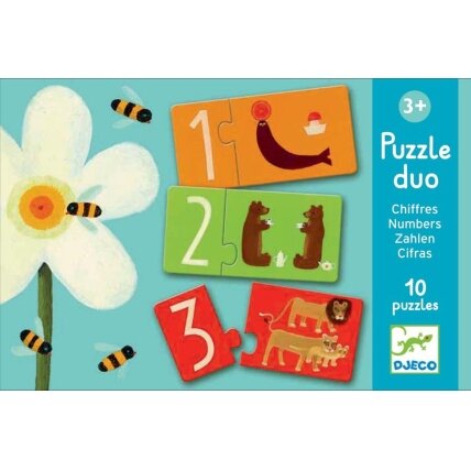 Djeco Duo puzzle - Numbers, 24 pcs. 2 Djeco Duo puzzle - Numbers, 24 pcs. 2