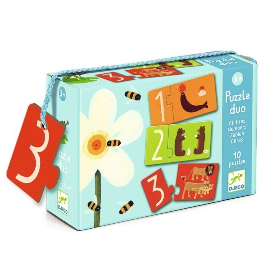 Djeco Duo puzzle - Numbers, 24 pcs. Djeco Duo puzzle - Numbers, 24 pcs.