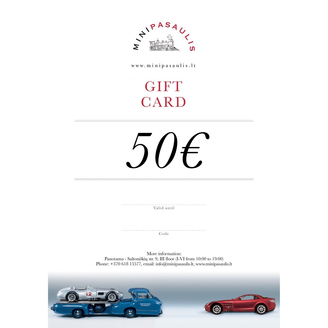 50 Eur Gift Card