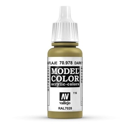 Acrylic color - Dark yellow 1 Acrylic color - Dark yellow 1