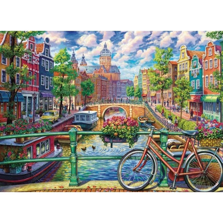 Cobble Hill puzzle - Amsterdam Canal, 2000 pcs. 1 Cobble Hill puzzle - Amsterdam Canal, 2000 pcs. 1