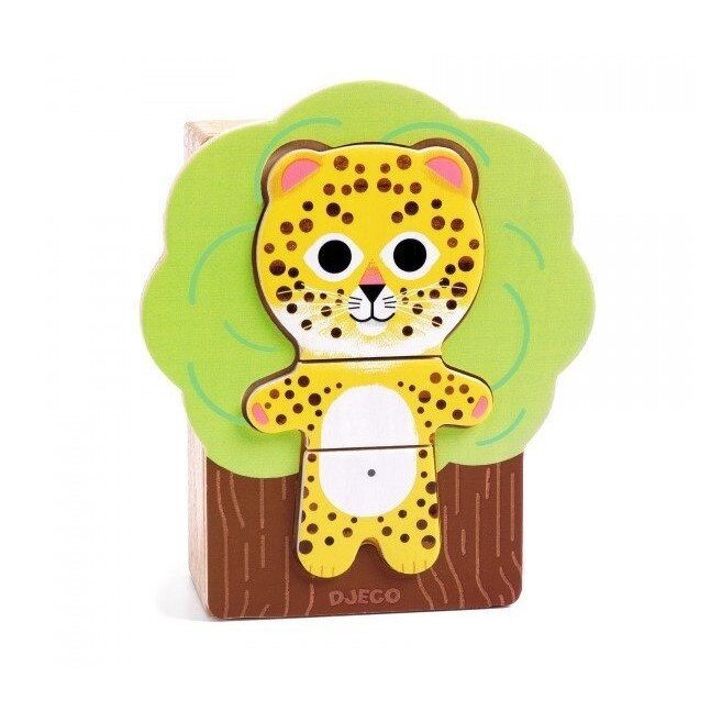 Wooden puzzle - Arbramix, 18 pcs. 2 Wooden puzzle - Arbramix, 18 pcs. 2