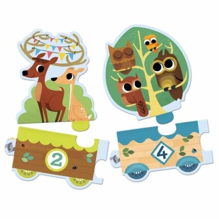 Djeco puzzle - I count, 20 pcs. 1 Djeco puzzle - I count, 20 pcs. 1