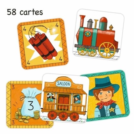 Djeco card game - Golden Train 1 Djeco card game - Golden Train 1