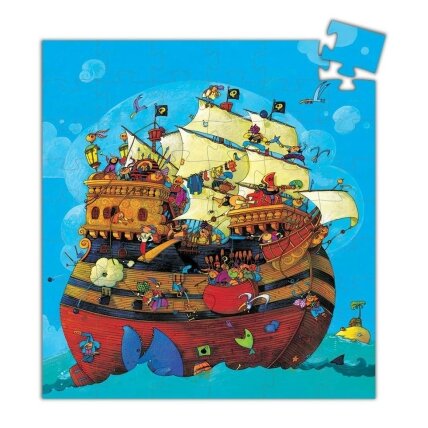 Djeco silhouette puzzle - Barbarossa's Boat, 54 pcs. 1 Djeco silhouette puzzle - Barbarossa's Boat, 54 pcs. 1
