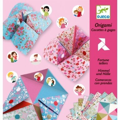Djeco origami rinkinys - Rožinės būrėjos