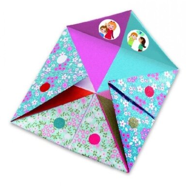 Djeco origami rinkinys - Rožinės būrėjos