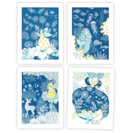 Cyanotype - By the Light of the Moon 2 Cyanotype - By the Light of the Moon 2