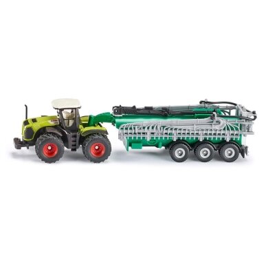 Claas Xerion with vacuum tanker