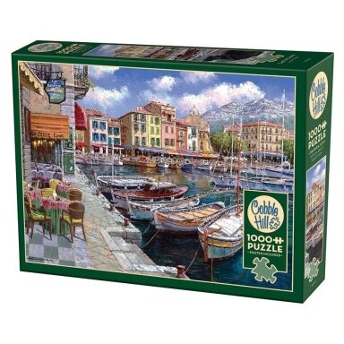 Cobble Hill dėlionė - Cassis miestelis, 1000 detalių