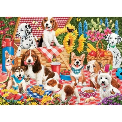 Cobble Hill family puzzle - Picnic Party, 350 pcs. 1 Cobble Hill family puzzle - Picnic Party, 350 pcs. 1