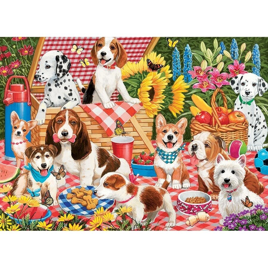 Cobble Hill family puzzle - Picnic Party, 350 pcs. 1 Cobble Hill family puzzle - Picnic Party, 350 pcs. 1