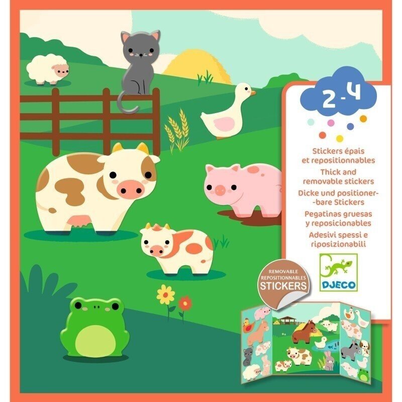 Thick and removable stickers - Farm animals Thick and removable stickers - Farm animals