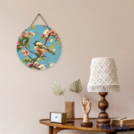 Diamond painting kit - Bird on a branch 3 Diamond painting kit - Bird on a branch 3