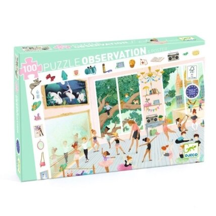 Observation puzzles - The dance school, 100 pcs Observation puzzles - The dance school, 100 pcs