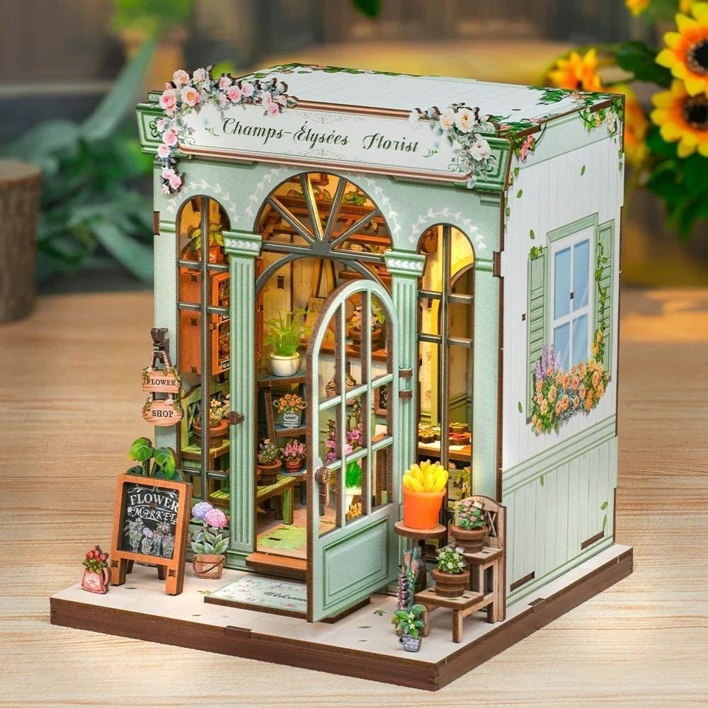 DIY Book Nook - Paris Flower Shop 3 DIY Book Nook - Paris Flower Shop 3