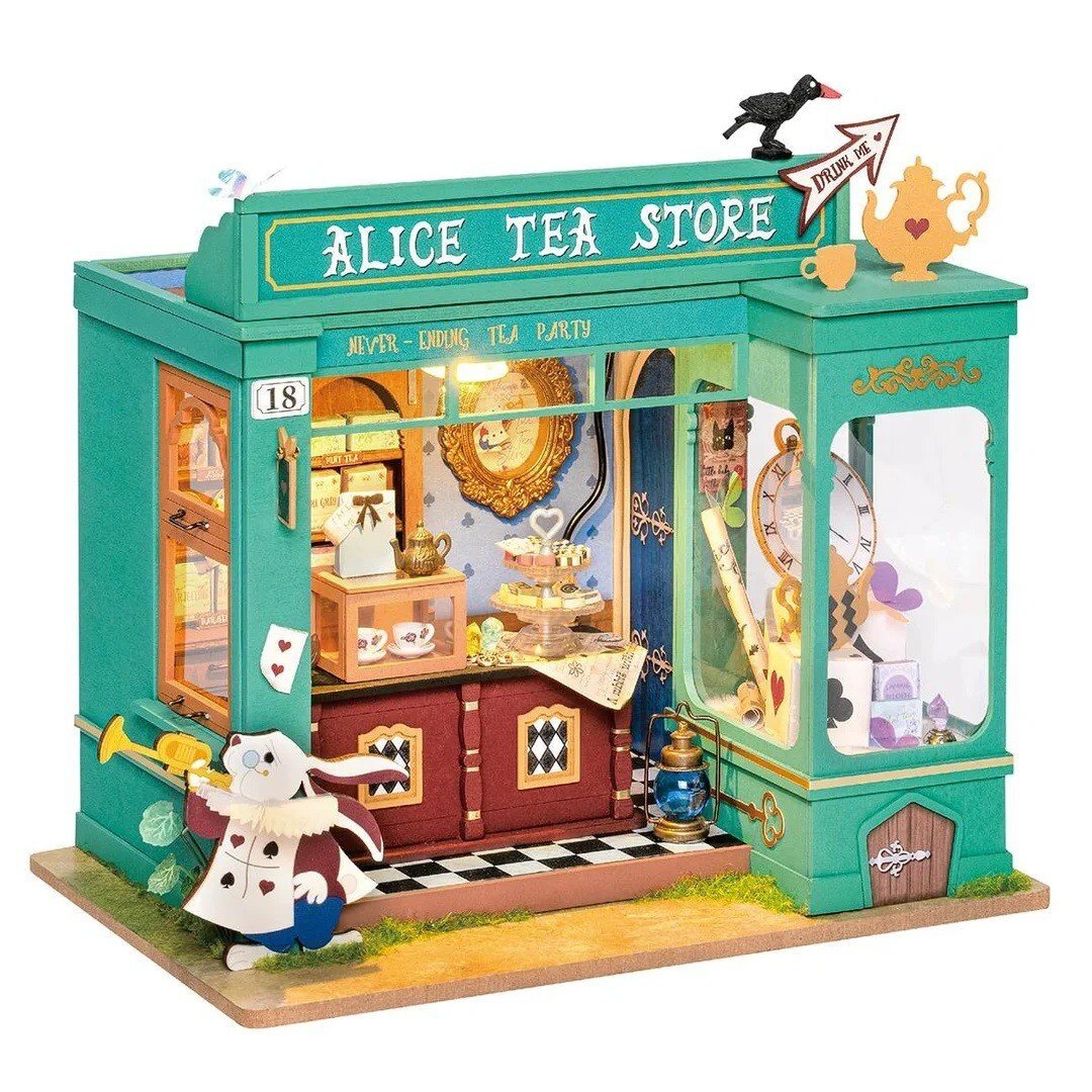 DIY miniature house - Alice´s Tea Store