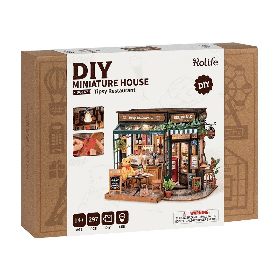 DIY miniature house - Tipsy Restaurant 4 DIY miniature house - Tipsy Restaurant 4