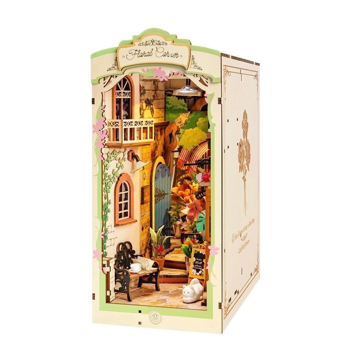 DIY Book Nook - Floral Corner DIY Book Nook - Floral Corner