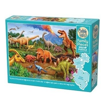 Cobble Hill family puzzle - Dinos, 350 pcs. Cobble Hill family puzzle - Dinos, 350 pcs.