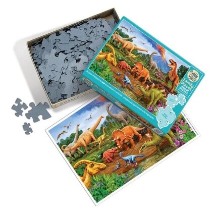 Cobble Hill family puzzle - Dinos, 350 pcs. 2 Cobble Hill family puzzle - Dinos, 350 pcs. 2