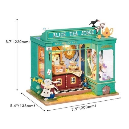 DIY miniature house - Alice´s Tea Store 4 DIY miniature house - Alice´s Tea Store 4