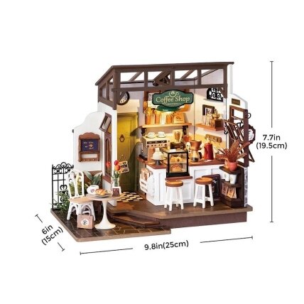 DIY miniature house - Slow Life Café 3 DIY miniature house - Slow Life Café 3