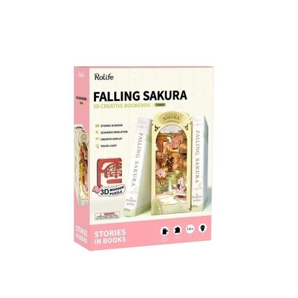 DIY Book Nook - Falling Sakura 3 DIY Book Nook - Falling Sakura 3
