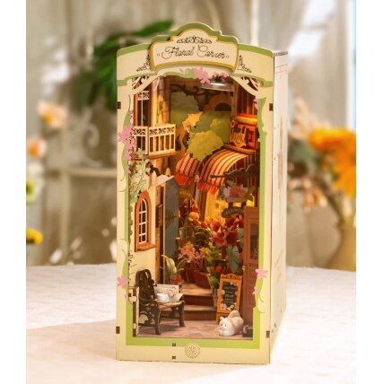 DIY Book Nook - Floral Corner 5 DIY Book Nook - Floral Corner 5