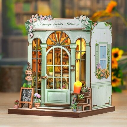 DIY Book Nook - Paris Flower Shop 1 DIY Book Nook - Paris Flower Shop 1