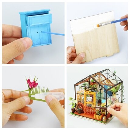DIY miniature house - Cathy’s Flower House 4 DIY miniature house - Cathy’s Flower House 4