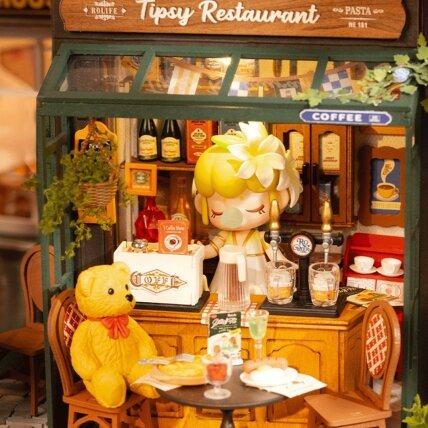 DIY miniature house - Tipsy Restaurant 3 DIY miniature house - Tipsy Restaurant 3
