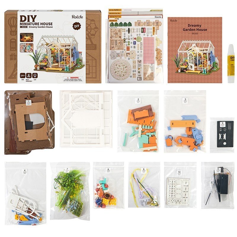 DIY miniature house - Dreamy Garden House 2 DIY miniature house - Dreamy Garden House 2