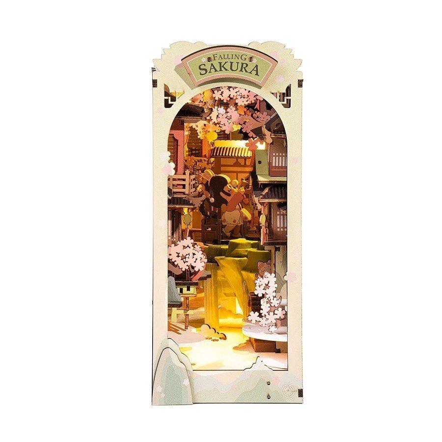 DIY Book Nook - Falling Sakura 2 DIY Book Nook - Falling Sakura 2