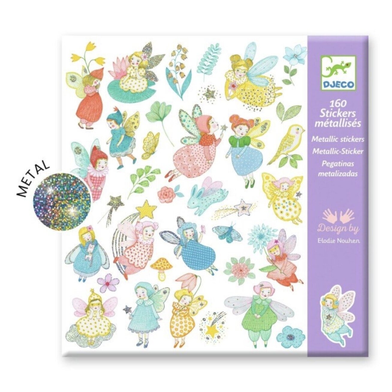 Djeco stickers - Sparkly Fairies Djeco stickers - Sparkly Fairies