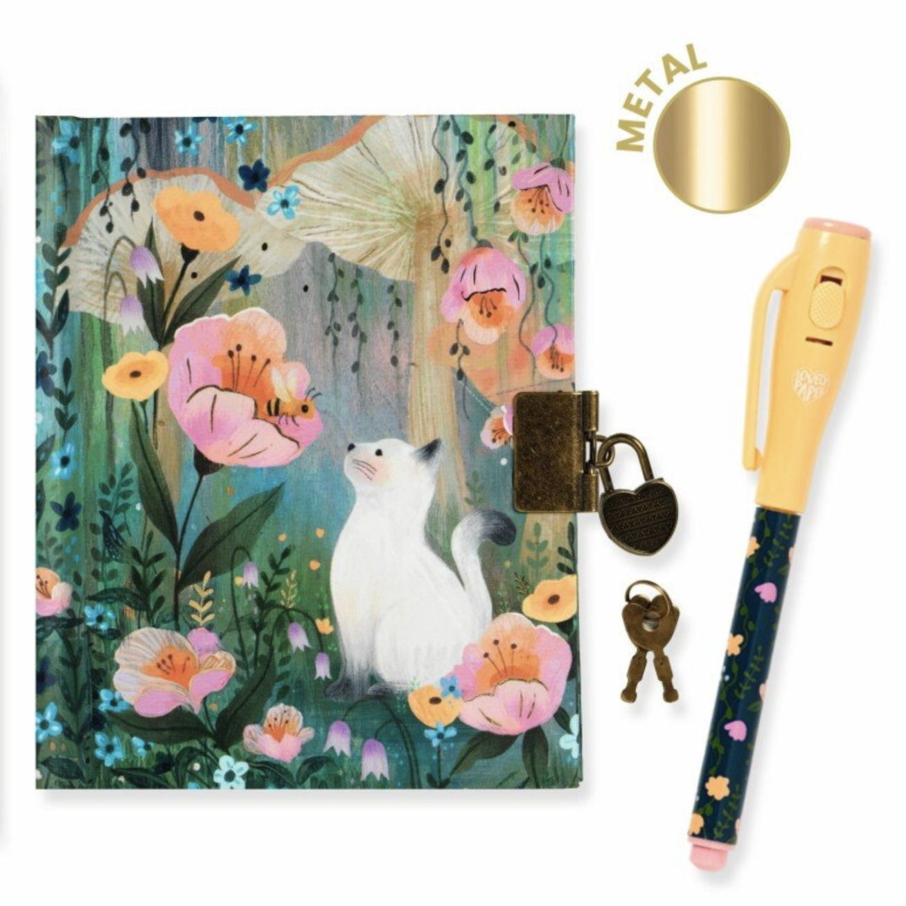 Djeco little secret notebook with magic pen - Kendra