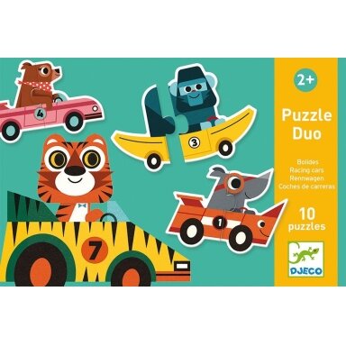 Djeco puzzle - Racing Cars, 20 pcs. Djeco puzzle - Racing Cars, 20 pcs.