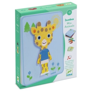 Djeco magnetinė dėlionė - Gyvūnai