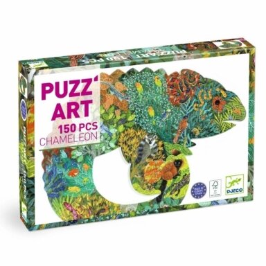 Djeco meniška dėlionė - Chameleonas, 150 detalių