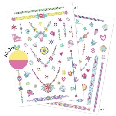 Djeco Neon Tattoos - Jenni’s Jewels Djeco Neon Tattoos - Jenni’s Jewels