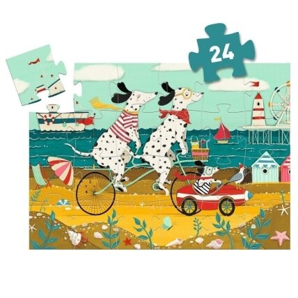 Djeco Silouette puzzle - Ollie, the Dalmatian, 24 pcs. 1 Djeco Silouette puzzle - Ollie, the Dalmatian, 24 pcs. 1