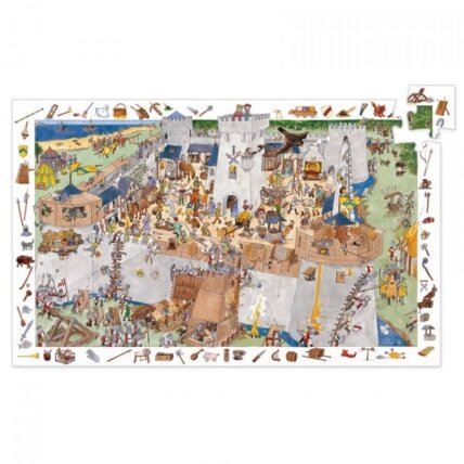 Djeco observation puzzle - Fortified Castle, 100 pcs. 1 Djeco observation puzzle - Fortified Castle, 100 pcs. 1