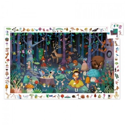Djeco observation puzzle - Enchanted Forest, 100 pcs. 1 Djeco observation puzzle - Enchanted Forest, 100 pcs. 1