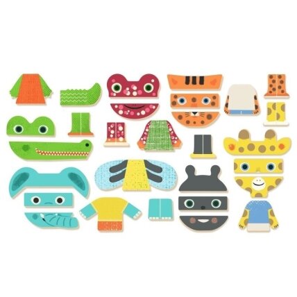 Djeco magnetic game - Mix Animals 3 Djeco magnetic game - Mix Animals 3