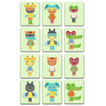 Djeco magnetic game - Mix Animals 4 Djeco magnetic game - Mix Animals 4