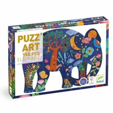 EDjeco PUZZ'Art puzzle - Elephant, 150 pcs. EDjeco PUZZ'Art puzzle - Elephant, 150 pcs.