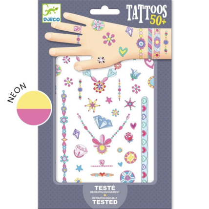 Djeco Neon Tattoos - Jenni’s Jewels Djeco Neon Tattoos - Jenni’s Jewels