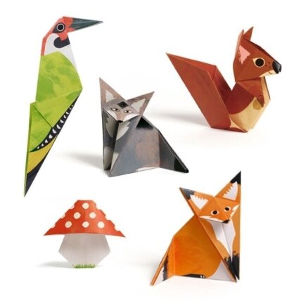 Djeco origami kit - Forest walk 4 Djeco origami kit - Forest walk 4