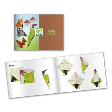 Djeco origami kit - Forest walk 3 Djeco origami kit - Forest walk 3